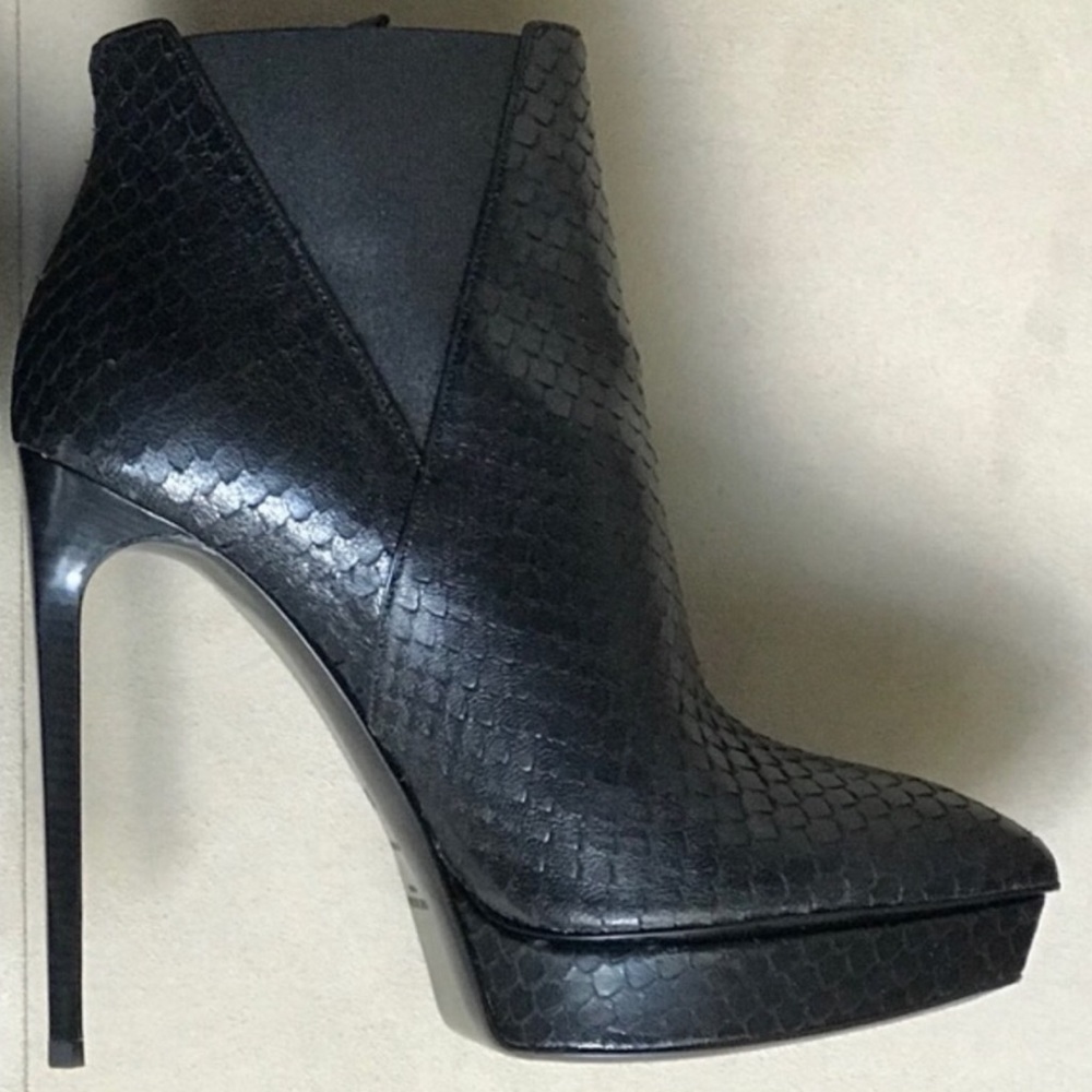Host Pick! Saint Laurent Black Booties - Picture 8 of 12
